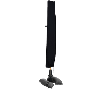 Baser durable parasol cover offering UV protection, water resistance, and long-lasting durability for UK weather conditions