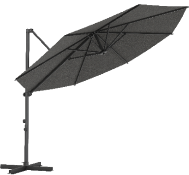 Baser Original and Supreme Cantilever parasols assembly guidelines