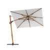 Baser Supreme Cantilever White Wood Look, 250x250 cm