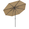 Original Push Parasol Taupe, 3 m