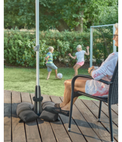 Baser Original Parasol Base with Fillable Sandbags