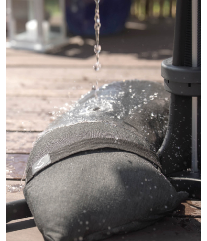 Baser Original Parasol Base with Fillable Sandbags