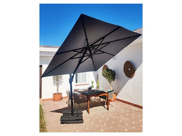 Baser Supreme Cantilever 250x250cm, Antracite