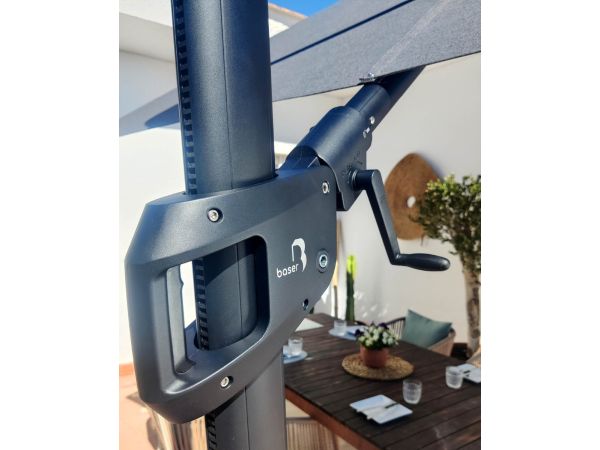Baser Supreme Cantilever 250x250cm, Antracite